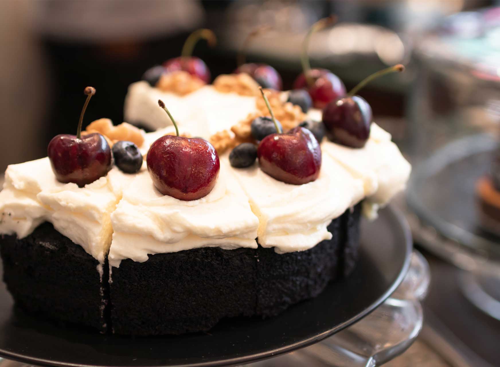 Dark beer cheesecake at Ozark Diner