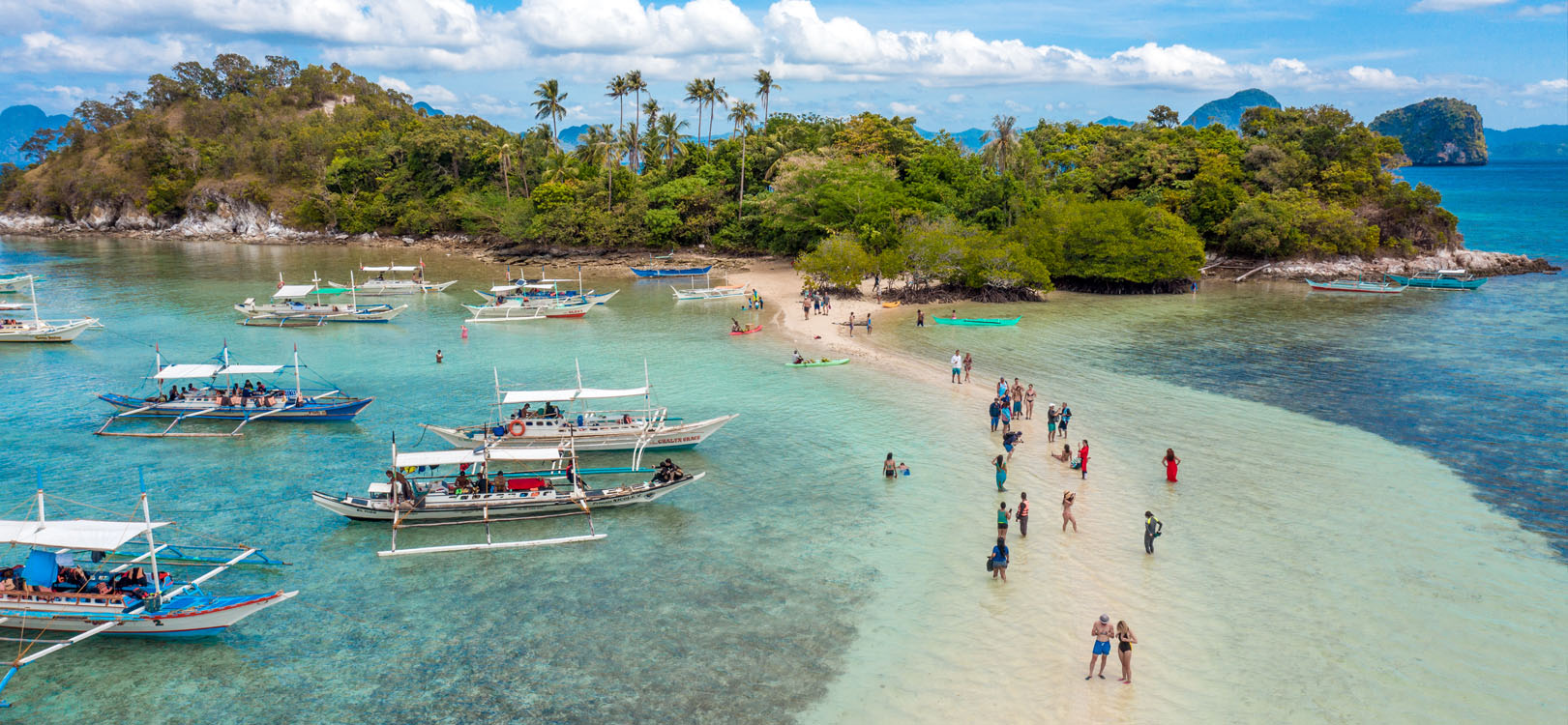 Beaches in El Nido - Snake Island Beach